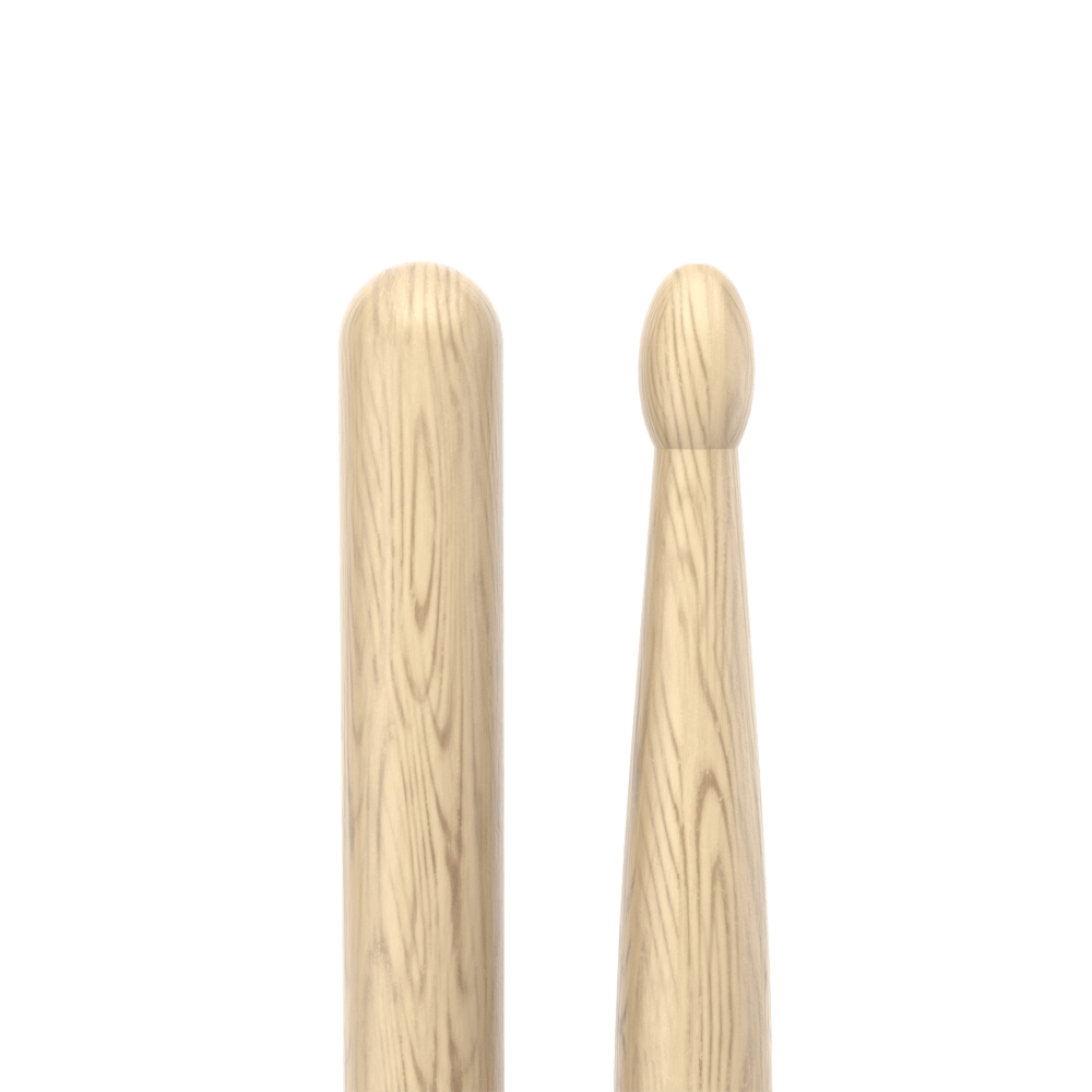 ProMark Classic Attack 5B Shira Kashi Oak Drumstick, Oval Wood Tip