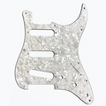 Allparts PG-0552-055 11-HOLE PICKGUARD FOR STRATOCASTER® White Pearloid