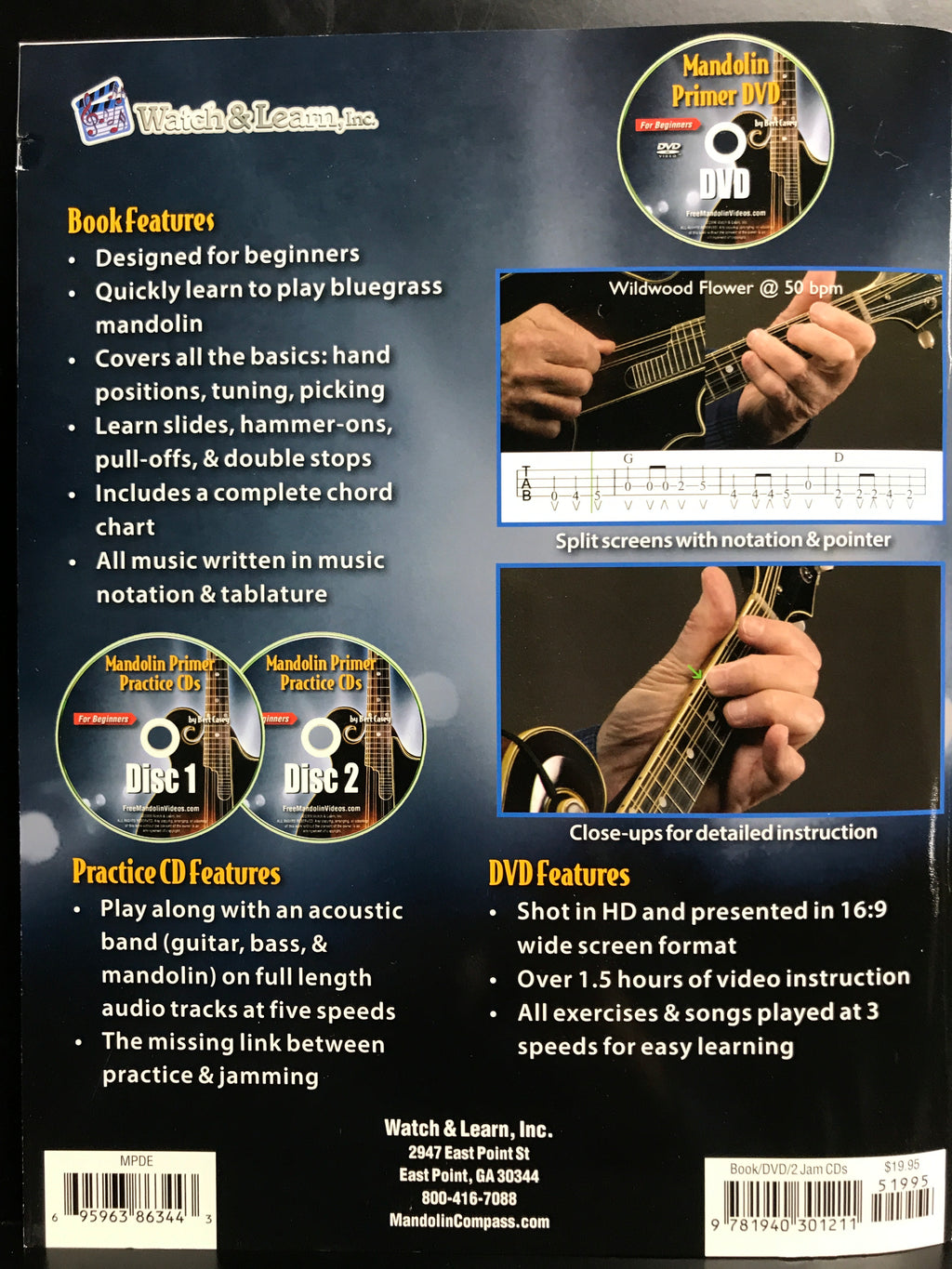 Watch & Learn MPDE Mandolin Primer Deluxe Edition