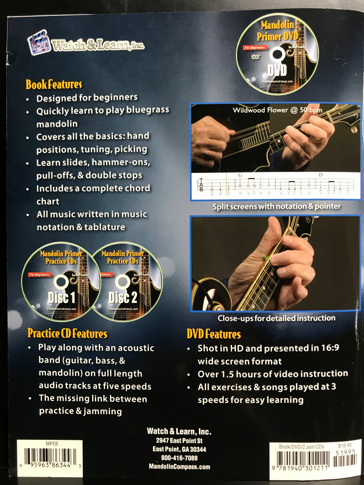 Watch & Learn MPDE Mandolin Primer Deluxe Edition
