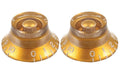 Allparts PK-0140-032 SET OF 2 VINTAGE-STYLE BELL KNOBS Gold