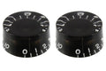 Allparts PK-0130-023 SET OF 2 VINTAGE-STYLE SPEED KNOBS Black