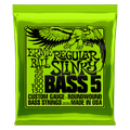 Ernie Ball P02836 Regular Slinky 5-String Nickel Wound Electric Bass Strings, 45-130