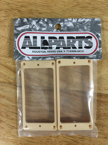 Allparts PC-0743-028 SLANTED HUMBUCKING PICKUP RING SET Cream