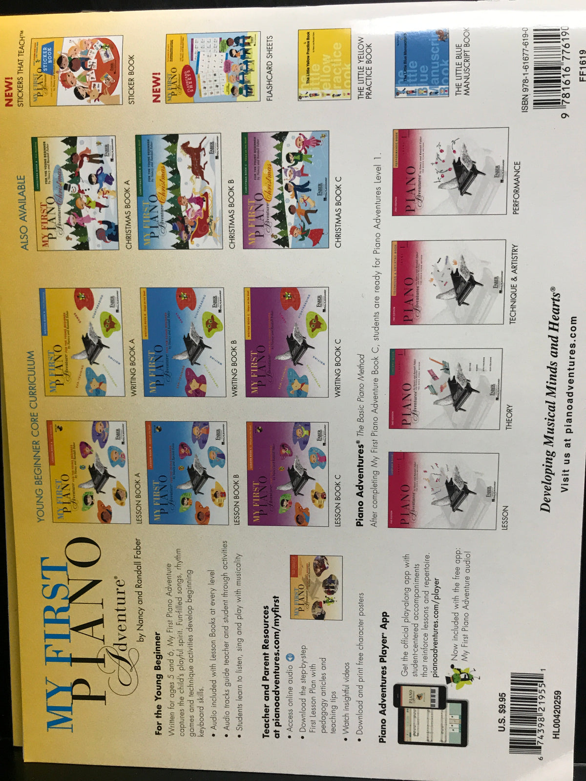 Faber & Faber My First Piano Adventures for the Young Beginner Lesson Book A Pre-Reading