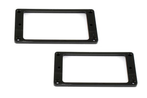 Allparts PC-0743-023 SLANTED HUMBUCKING PICKUP RING SET Black