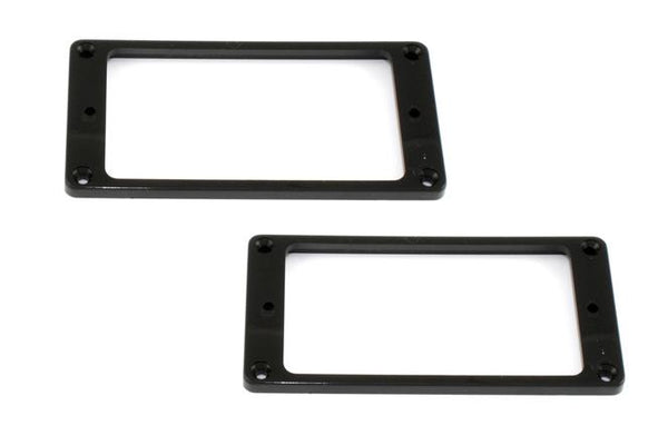 Allparts PC-0743-023 SLANTED HUMBUCKING PICKUP RING SET Black
