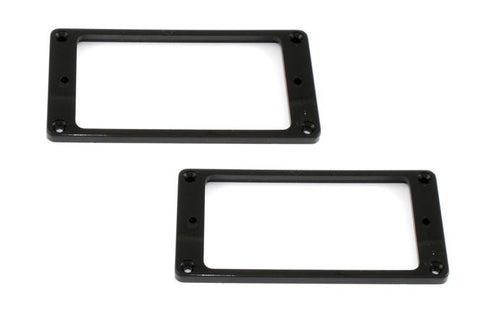 Allparts PC-0743-023 SLANTED HUMBUCKING PICKUP RING SET Black