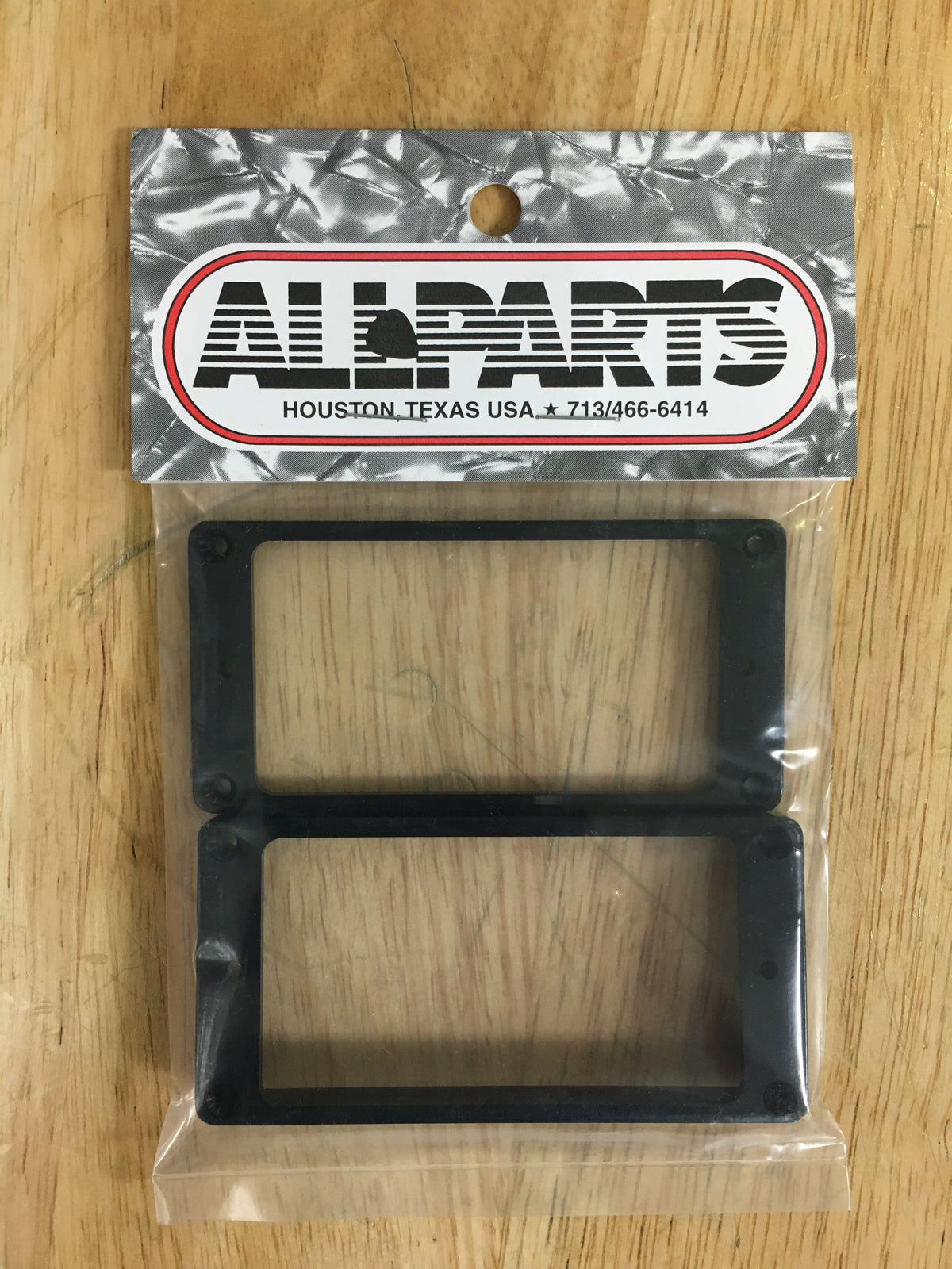Allparts PC-0743-023 SLANTED HUMBUCKING PICKUP RING SET Black