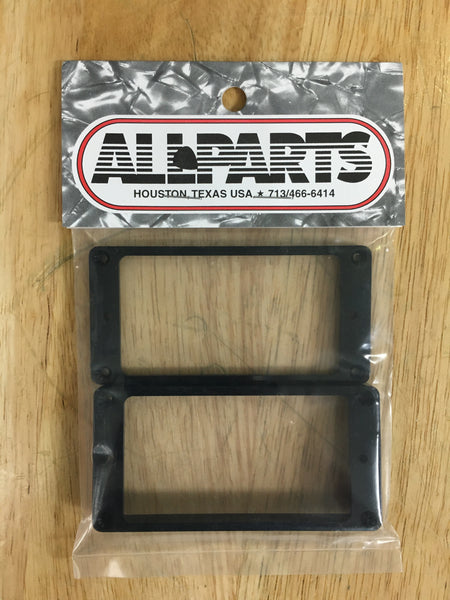 Allparts PC-0743-023 SLANTED HUMBUCKING PICKUP RING SET Black