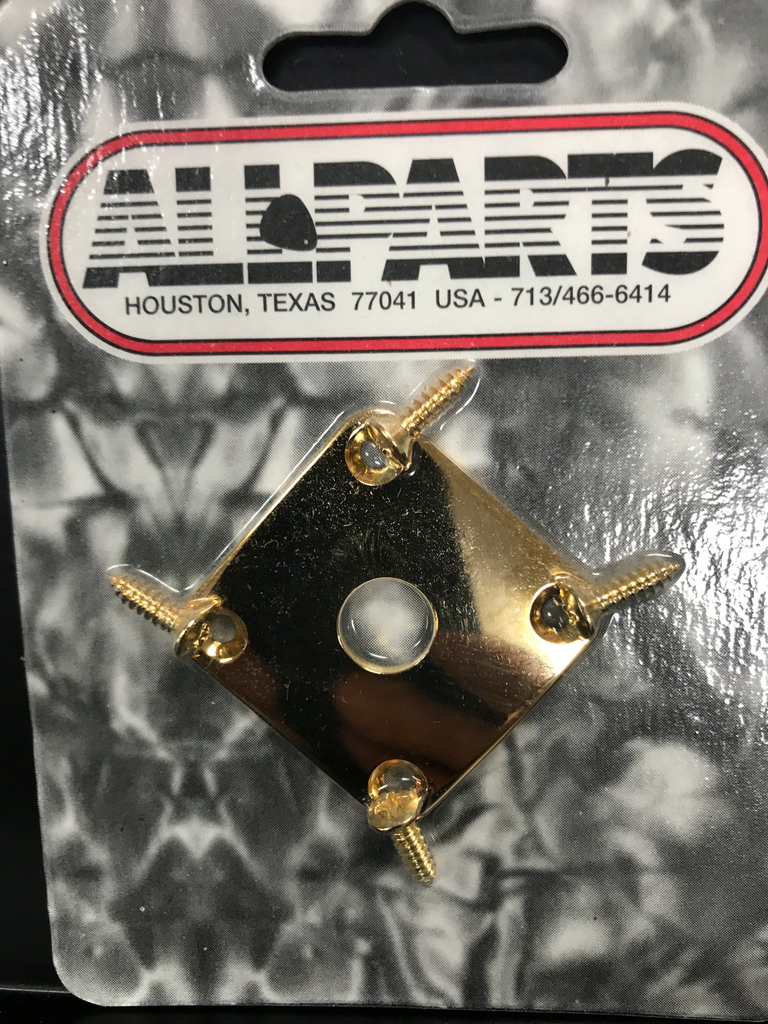 Allparts AP-0633-002 SQUARE JACKPLATE FOR LES PAUL Gold