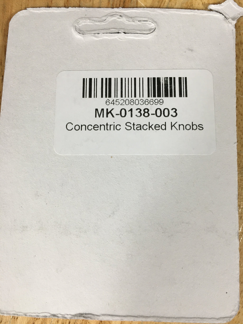 Allparts MK-0138-003 STACKED CONCENTRIC KNOB SET Black