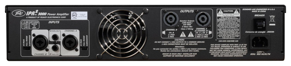 Peavey IPR2™ 3000 Lightweight Power Amp