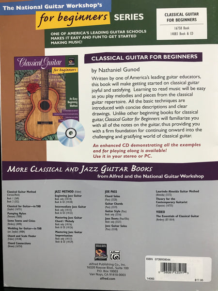 Alfred Music Classical Guitar Technique for Beginners