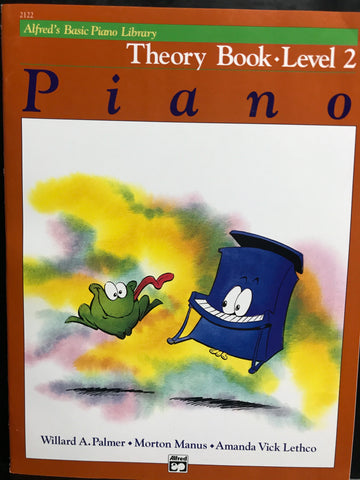 Alfred's Basic Piano Library Theory Book Level 2