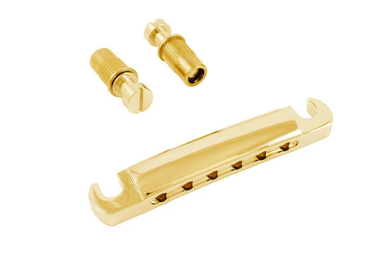 Allparts TP-3445-002 METRIC ECONOMY STOP TAILPIECE Gold