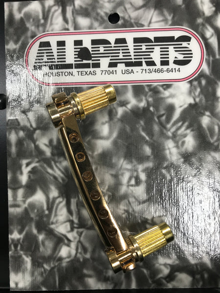 Allparts TP-3445-002 METRIC ECONOMY STOP TAILPIECE Gold