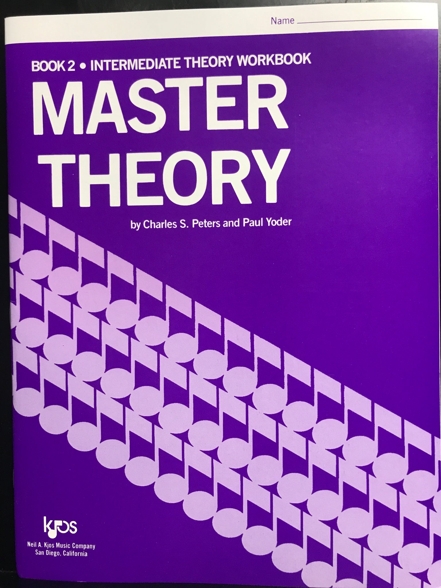 KJOS Master Theory Book 2 Intermediate Theory Workbook