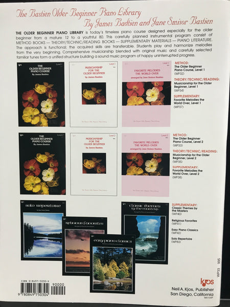 KJOS The Older Beginner Piano Course Level 2 by James Bastien