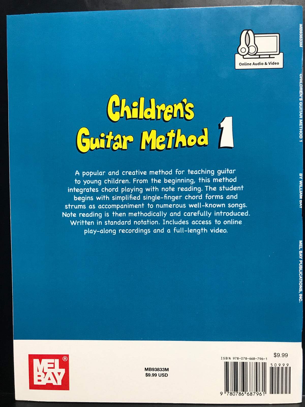 Mel Bay Children's Guitar Method Book 1