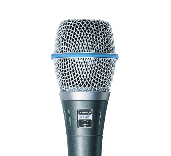 Shure Beta 87A Handheld Supercardioid Condenser Microphone