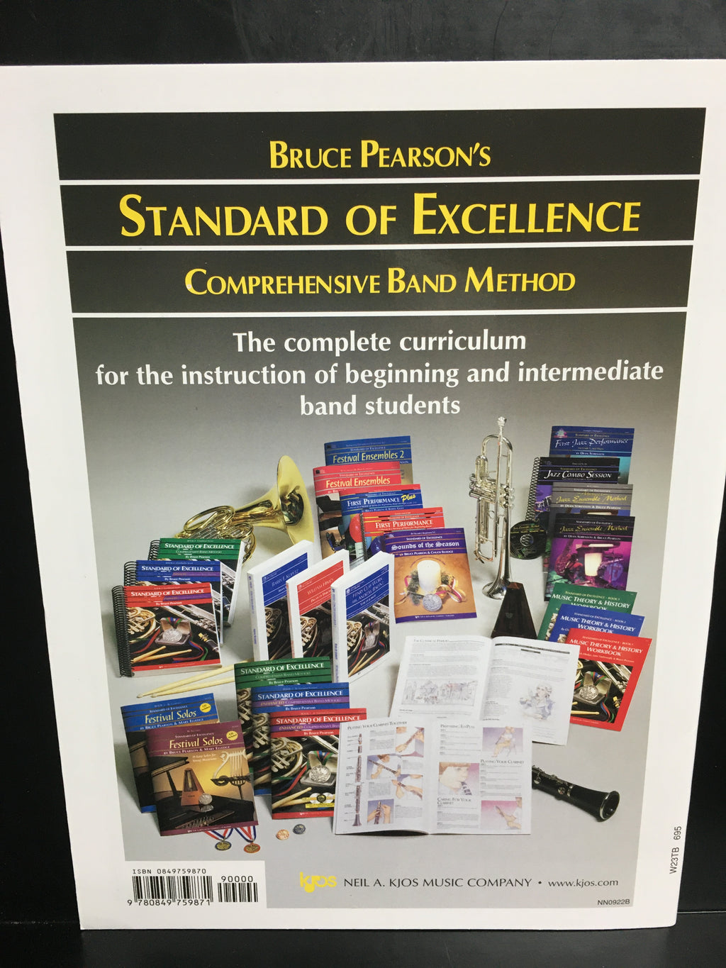 KJOS WPW23TB Standard of Excellence Trombone Book 3