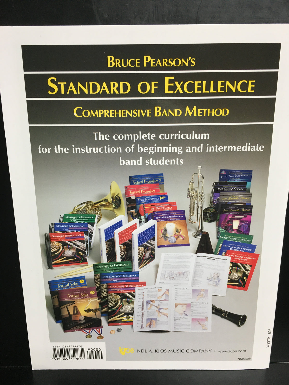 KJOS WPW23TB Standard of Excellence Trombone Book 3