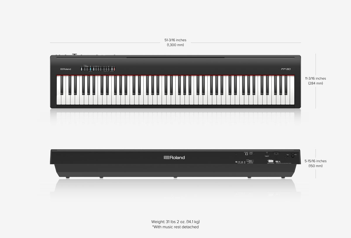 Roland FP-30-BK Digital Piano