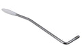 Allparts BP-0271-010 6MM TREM ARM WITH WHITE TIP FOR IMPORTS Chrome