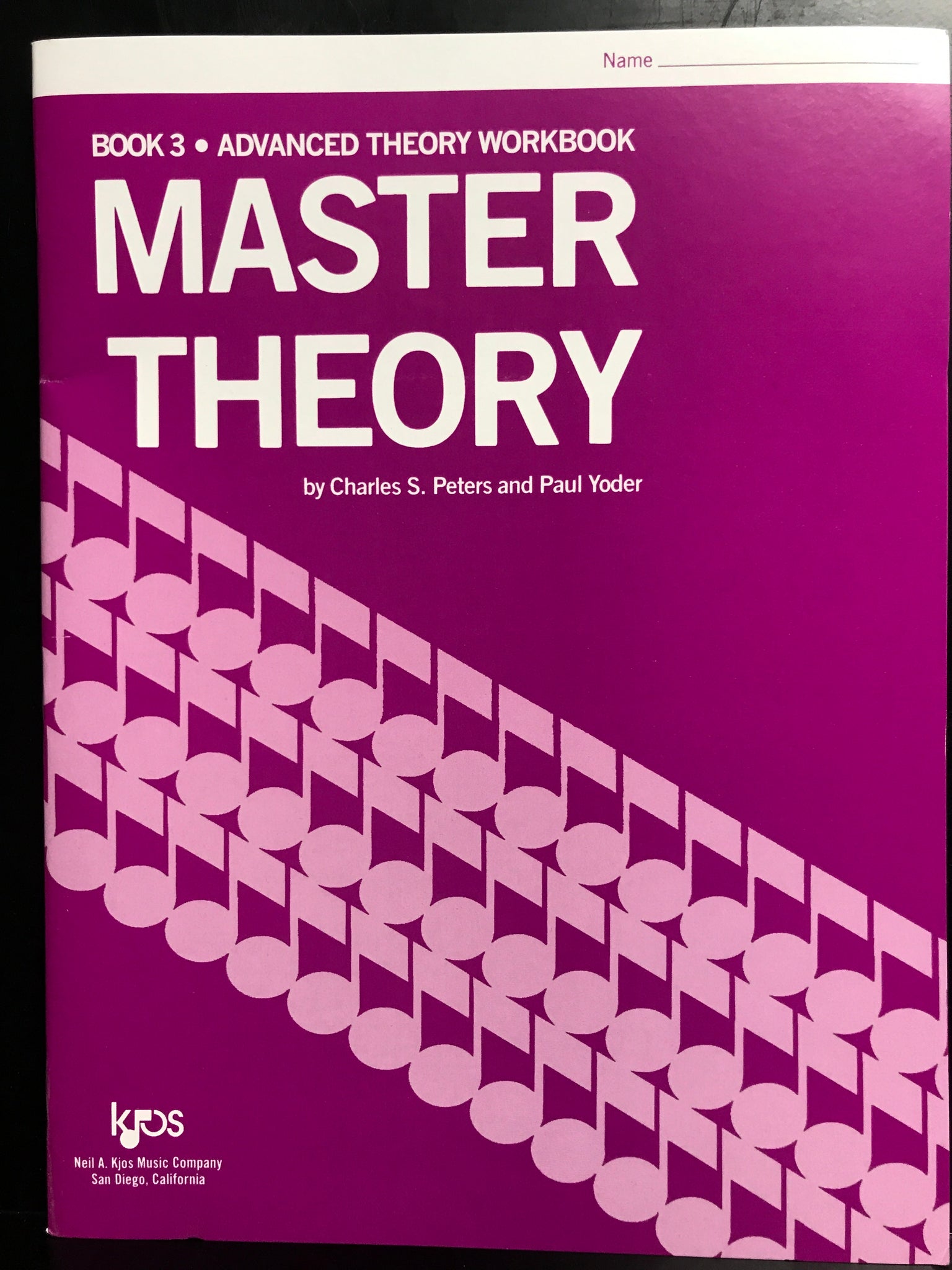 KJOS Master Theory Book 3 Advanced Theory Workbook