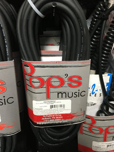 Road Hog HOG-20BR 20' 1/4" Instrument Cable with 1 Right Angle