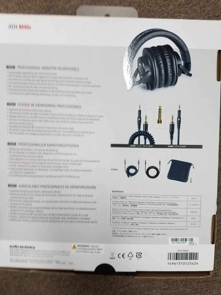 Audio-Technica ATH-M40x Studio Monitor Headphones
