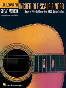 Hal Leonard Incredible Scale Finder Easy to Use Guide to Over 1300 Guitar Scales