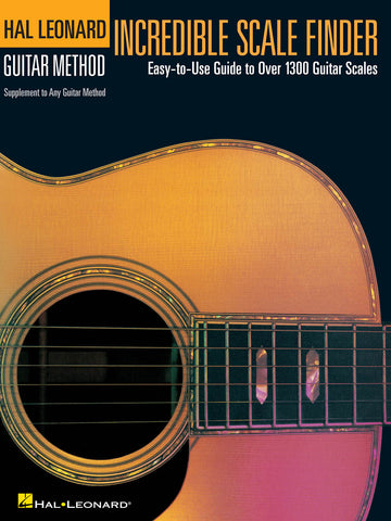 Hal Leonard Incredible Scale Finder Easy to Use Guide to Over 1300 Guitar Scales