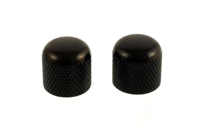 Allparts MK-3300-003 PUSH-ON METAL DOME KNOBS Black