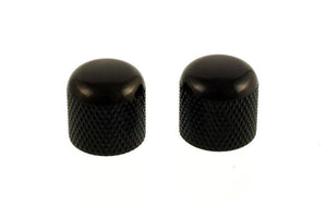 Allparts MK-3300-003 PUSH-ON METAL DOME KNOBS Black