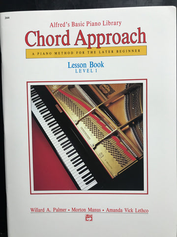 Alfred's Basic Piano Library Chord Approach Lesson Book Level 1