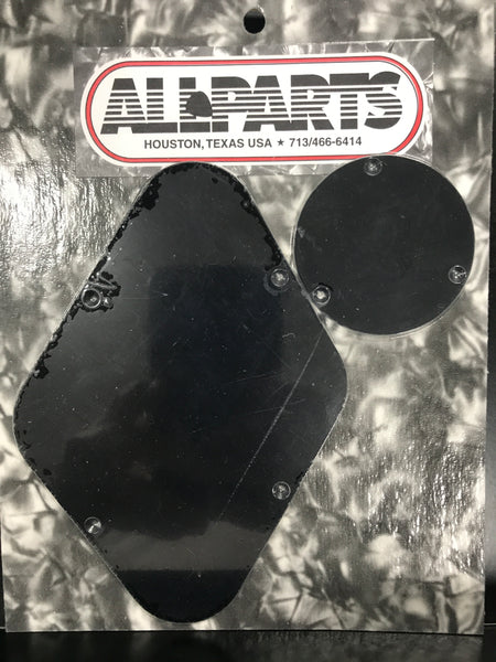 Allparts PG-0814-023 BACKPLATES AND COVER FOR GIBSON® LES PAUL Black