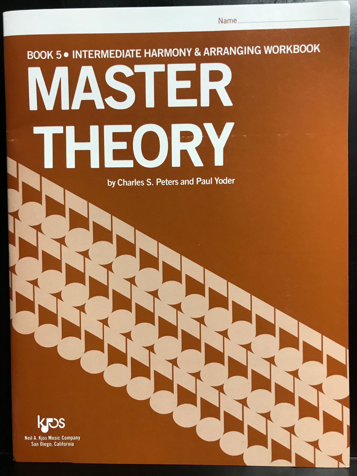 KJOS Master Theory Book 5 Intermediate Harmony & Arranging Workbook