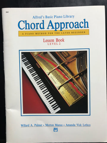 Alfred's Basic Piano Library Chord Approach Lesson Book Level 2
