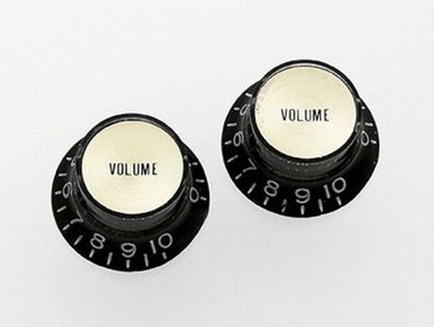 Allparts PK-3294-023 SET OF 2 REFLECTOR VOLUME KNOBS