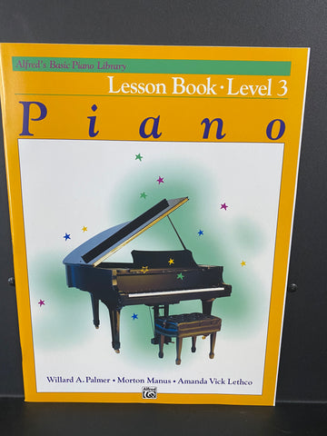 Alfred's Basic Piano Library Lesson Book Level 3