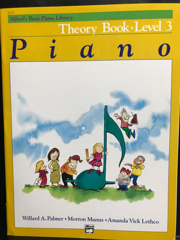 Alfred's Basic Piano Library Theory Book Level 3