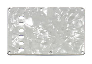 Allparts PG-0556-055 TREMOLO SPRING COVER BACKPLATE White Pearloid