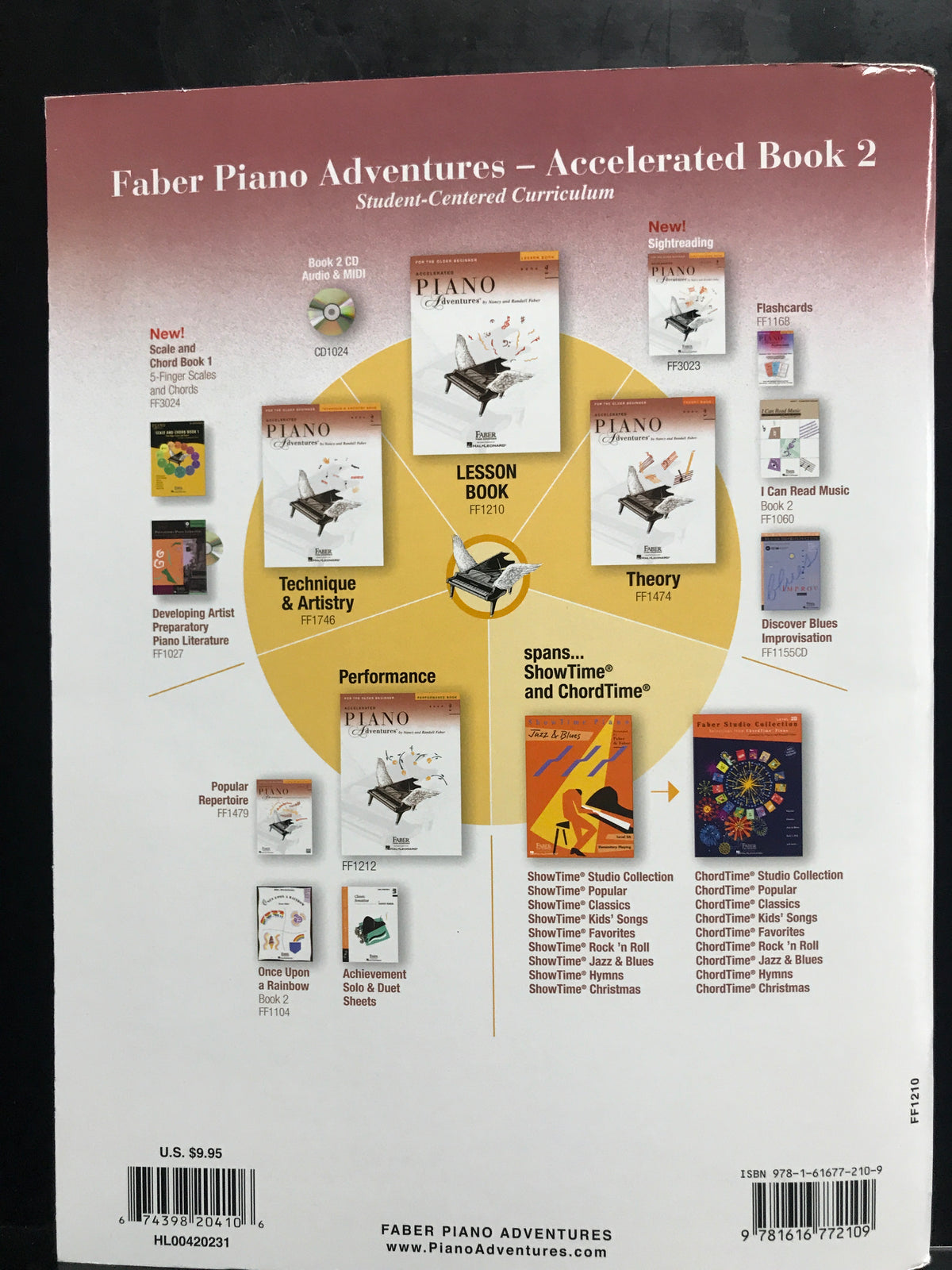 Faber Accelerated Piano Adventures for the Older Beginner Lesson Book 2 HL00420231 - view 2