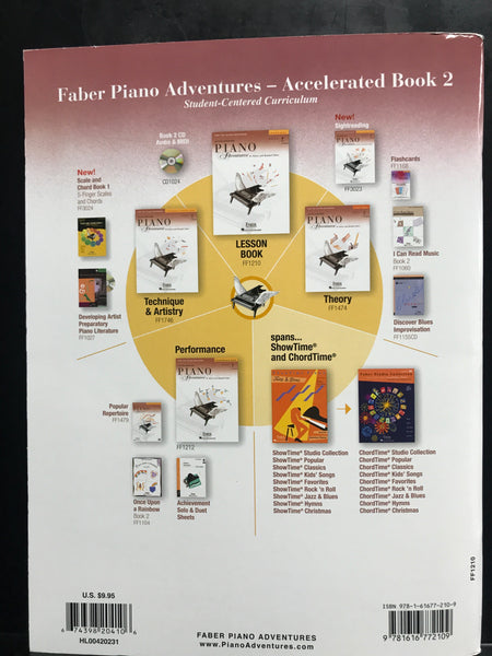Faber & Faber Accelerated Piano Adventures for the Older Beginner Lesson Book 2