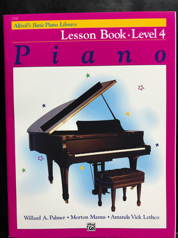 Alfred's Basic Piano Library Lesson Book Level 4