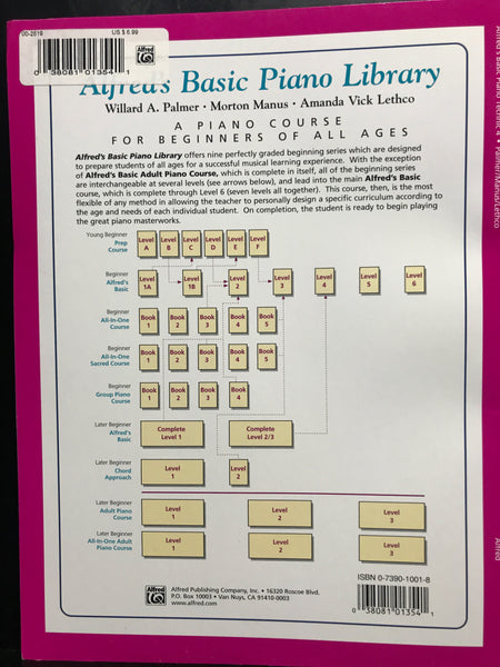 Alfred's Basic Piano Library Technic Book Level 4