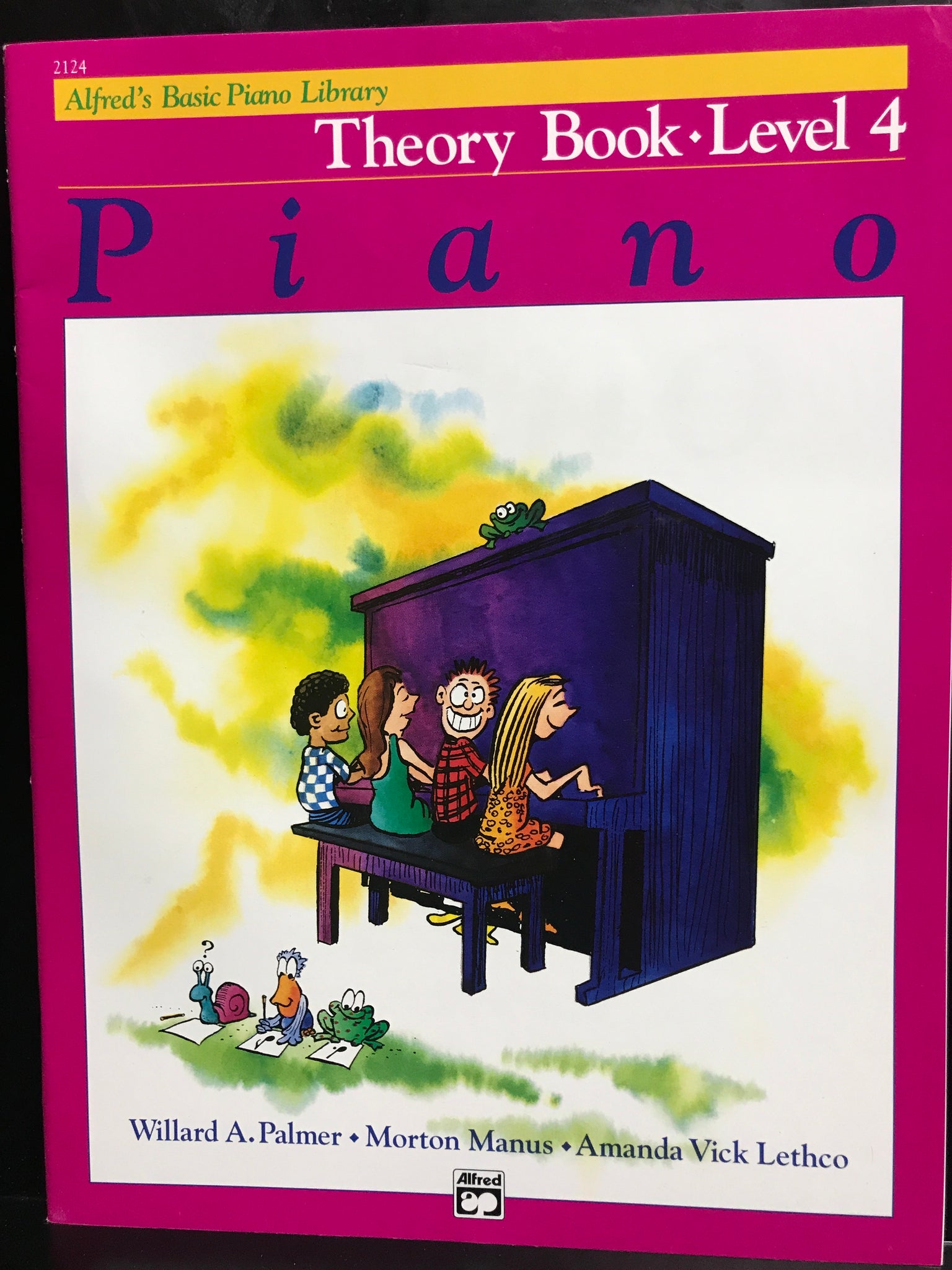 Alfred's Basic Piano Library Theory Book Level 4