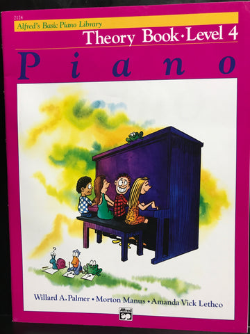 Alfred's Basic Piano Library Theory Book Level 4